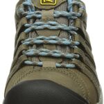 KEEN Women’s Voyageur Low Height Breathable Hiking Shoes, Brindle/Alaskan Blue, 8.5