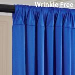 Wrinkle Free 10×8 ft Royal Blue Backdrop Curtains for Parties, Polyester Backdrop Drapes Soft Back Drop for Birthday Wedding Photography Background Decorations