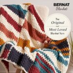 Bernat Blanket Gray Blue Yarn – 2 Pack of 300g/10.5oz – Polyester – 6 Super Bulky – 220 Yards – Knitting/Crochet