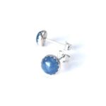 Blue Kyanite Stud Earrings 6mm