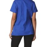 Dickies Women’s EDS Signature V-Neck Top with Multiple Patch Pockets, Royal, Large