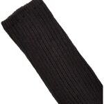 GOLDTOE Men’s Cotton Fluffies Crew Socks, Navy (3-Pairs), Large