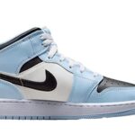 Jordan Youth Air 1 Mid 555112 401 Ice Blue – Size 5.5Y