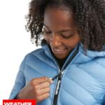 Reebok Girls Jacket – Hooded Quilted Puffer Parka Coat – Lightweight Coat for Girls, 4-16, Size 14/16, Hoops Blue