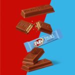 KitKat Thins Milk Hazelnut Chocolate Wafers, Bite-Sized Individually Wrapped Candy – Bulk Pack – 2 Pound (Pack of 1)