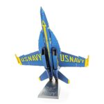 Metal Earth Fascinations Premium Series Blue Angels F/A-18 Super Hornet 3D Metal Model Kit