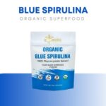 Blue Spirulina Powder USDA Organic 30 servings – Plant Based Superfood – 100% Phycocyanin Extract, Blue-Green Algae, No Fishy Smell, Natural Food Coloring for Smoothies & Protein Drinks