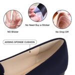 MUSSHOE Women’s Flats Dressy Pointed Toe Comfortable Bowknot Ballet Flats Shoes,Navy 7.5