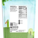 Organic Blue Spirulina Powder, 8 Ounces – Non-GMO, Pure Raw Blue-Green Algae Extract, Vegan, Non-Irradiated, Great for Juices, Smoothies, Shakes, Drinks, and Food Coloring, Bulk