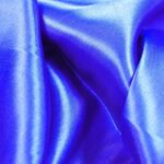 Charmeuse Satin Royal Blue Fabric, 60″ Wide, Silky, for Wedding,Bridal,Decoration, Fashion,Apparel Crafts by 1Yard