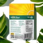 Sunlit Best Organic Burst Chlorella Spirulina Tablets – Pure Superfood Supplement with Blue Green Algae, Chlorophyll & Vegan Protein, Spirulina Chlorella Pills 1000 Tabs