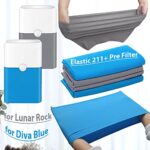 4 Pack 211+ Washable Pre-Filters Replacement Compatible with Blueair Blue Pure 211+, Filter for Diva Blue, Lunar Rock etc