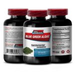 Pure Green Superfood from Klamath Lake to Promote Healthier and Younger Looking Skin – Blue Green Algae 500mg, blue green algae capsules, blue green spirulina, spirulina, chlorella – 2B 120 Cap