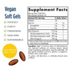 Nordic Naturals Algae Omega – 90 Soft Gels – 715 mg Omega-3 – Certified Vegan Algae Oil – Plant-Based EPA & DHA – Heart, Eye, Immune & Brain Health – Non-GMO – 45 Serving