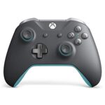 Microsoft Xbox Wireless Controller Grey & Blue – Wireless – Bluetooth – Xbox One – PC – Grey and Blue