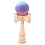 SEWACC Wood Kendama Coordinate Ball Kendama Skill Game Traditional Japanese Toss and Catch Game Wooden Catch Ball Cup and Ball Game (Rope Color Random)