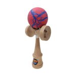 Bahama Kendama Crackle – Black Over White (Red/Blue)