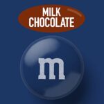 M&M’S Dark Blue Milk Chocolate Candy, 2lbs of M&M’S in Resealable Pack for Candy Bars, Birthday Parties, Graduations, Congrats Celebrations & DIY Party Favors