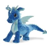 Aurora® Enchanting Sparkle Tales™ Indigo Dragon™ Stuffed Animal – Magical Adventures – Endless Play – Blue 12 Inches