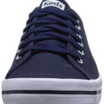 Keds Kickstart Lace Up, Sneaker Womens, Navy Canvas, 8 Medium