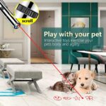 Danigh-buy Cat Pointer Toy,Dog Laser Pointer,7 Adjustable Patterns Laser,Long Range 3 Modes Training Chaser Interactive Toy,USB Recharge