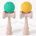 BESPORTBLE 1 Set Wooden Kendama Toys with Ball Extra String Toss and Catch Ball Game Interative Toys for Parent Child Indoor Toy (Random Color)