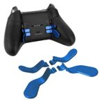 TOMSIN Xbox Elite Controller Series 2 & 1 Paddles,4 pcs Metal Stainless Steel Parts for Xbox One Elite 2 & 1 Controller,Xbox Controller Elite 2 Core Accessories(2 Medium & 2 Mini)(Blue)