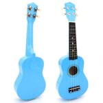 Amdini Varnish Soprano Wood Ukulele 21 inch Starter Uke Hawaii Small Guitar for Students and Beginners