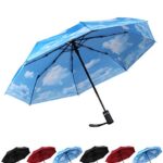 SY COMPACT Travel Umbrella Automatic Windproof Umbrellas Strong Compact Umbrella for Women Men