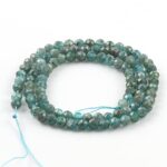 Song Xi 90pcs 4mm Natural Kyanite Gemstone Beads Faceted Round Loose Stone Beads for Jewelry Making
