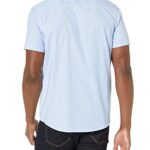 Lee Uniforms Men’s Short Sleeve Oxford Shirt, Light Blue, Small