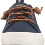 Sperry womens Crest Vibe Sneaker, Navy, 8 Wide US