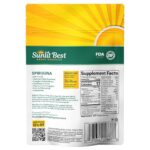 Sunlit Best USDA Organic Spirulina Powder – Blue-Green Algae, Raw & Vegan Source of Protein & Chlorophyll | Non-GMO & Gluten-Free Superfood Energy Drink | Gut Health & Immune Support Supplement, 8 oz