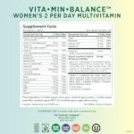 PURE SYNERGY Vita·Min·Balance | Multivitamin for Women with Iron | Women’s Daily Multivitamin Made with Organic Whole Foods | for Balanced Energy and Stress Support (60 Tablets)