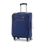 Samsonite Ascella 3.0 Softside Expandable Luggage with Spinners, Sapphire Blue, 2PC SET (Carry-on/Medium)