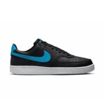Nike Court Vision Lo NN Mens Trainers DH2987 Sneakers Shoes, Black/Laser Blue-White, 9 M US