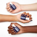 essie Salon-Quality Nail Polish, Vegan, Fall 2023, Dark Blue, Step Out of Line, 0.46 fl oz