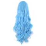 MapofBeauty 32″ 80cm Long Hair Spiral Curly Cosplay Costume Wig (Azure Blue)