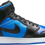 Nike Air Jordan 1 Mid Men’s Shoes Black/Royal Blue-Black-White DQ8426-042 11.5