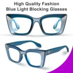 VISOONE Fashion Cat Eye TR90 Blue Light Blocking Glasses with Anti Computer Glare for Women CALIDA