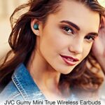 JVC Gumy Mini True Wireless Earbuds Headphones, Bluetooth 5.1, Water Resistance(IPX4), Long Battery Life (up to 15 Hours) – HAZ55TA (Blue)