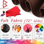 Barcelonetta | Felt Fabric | 72″ Wide | 1.6mm Thick | Acrylic & Soft | Felt by The Yard | Felt for DIY Crafts, Projects, Sewing (Royal Blue, Half Yard)