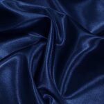 NSGZ Navy Blue Satin Fabric by The Yard, 2 Yards 60″ Wide Silky Fabric, Solid Satin Cloth Fabric for Bridal, Wedding, Dress, Crafting, Decoration