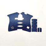 Handleitgrips Vinyl Blue Honeycomb Texture Wrap for Glock 19 and Glock 23 Gen 3