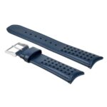 Ewatchparts 23MM LEATHER STRAP COMPATIBLE WITH CITIZEN WATCH BAND AT8020-03L H800-S081165 BLUE ANGELS