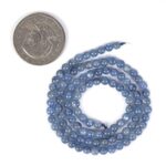 Natural Gemstone Kyanite 4mm Round Loose Beads 16 Inch