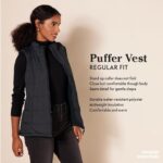 Amazon Essentials Women’s Mid-Weight Puffer Vest, Navy, Large