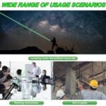 Green Laser Pointer High Power, Green High Power Laser Pointer Long Range Green Laser Light Pointer USB Rechargeable Green Strong Burning Laser Pointer Pen for Presentations Outdoor Laser Pointer