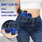 PODFAN Universal Gun Holsters for Men/Women,IWB 9mm Pistols Holster Right Left Handed,Concealed Carry,Fits S&W M&P Shield Glock 9/40 P320 17 19 26 27 42 43,Similar Handguns (Blue-Right Hand)