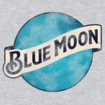 Tee Luv Men’s Faded Blue Moon Hoodie – Hooded Blue Moon Beer Sweatshirt (Athletic Heather) (S)